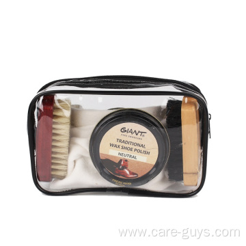 Shoe care kit shoe polish kit shoe wax